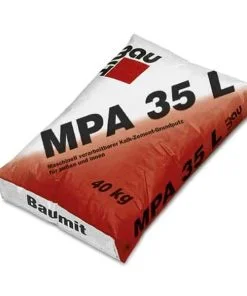 Tencuiala usoara mecanizata Baumit MPA 35 Sac 40KG