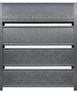 Gard orizontal TPS Terra Gri Perlat Hi-Mat, 0.50mm