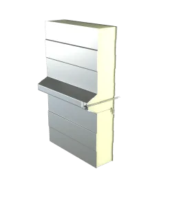 Panou Sandwich Acoperiș 3 cute grosimi 50-60-80 mm, spumă PUR, Terasteel