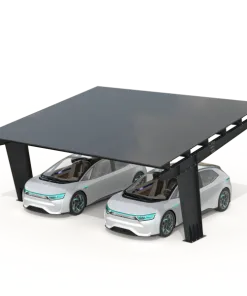 Carport cu panouri fotovoltaice MODEL01, 2 locuri