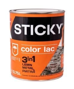 Lac pentru lemn Sticky, pin, interior / exterior, 0.75 L