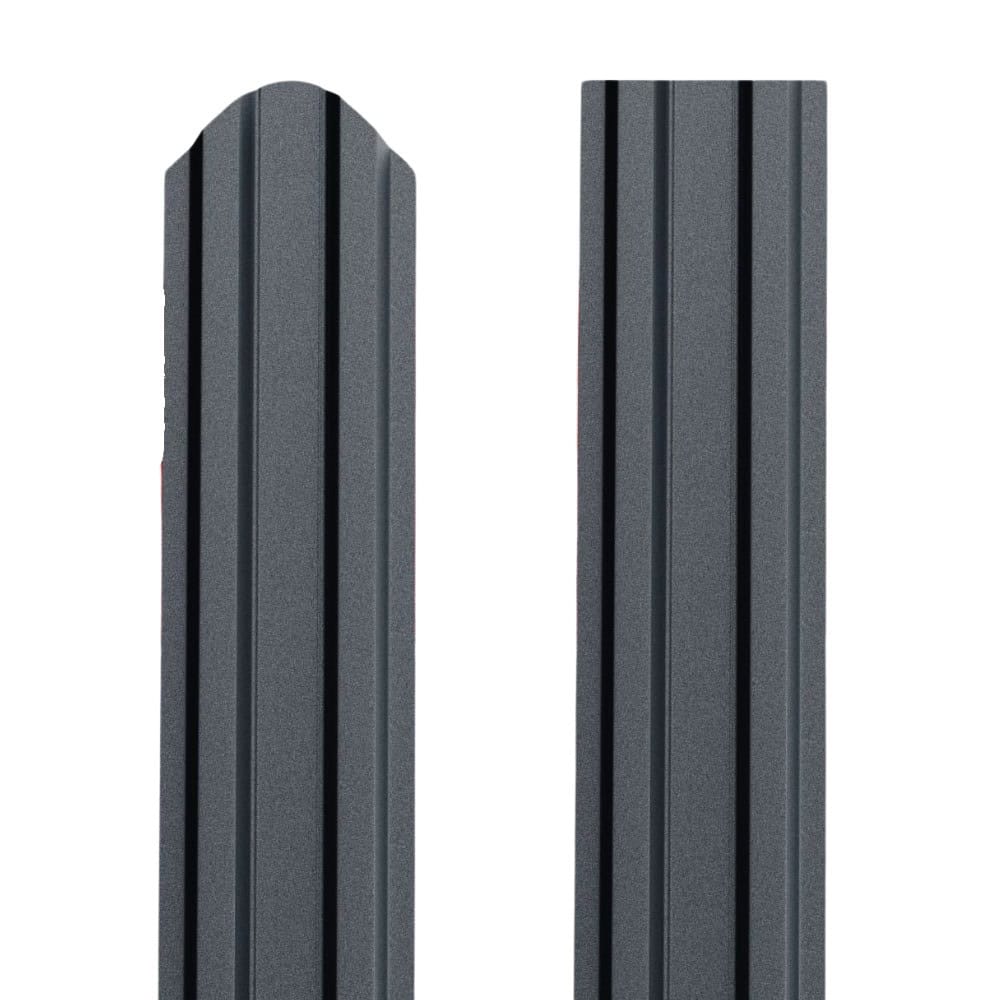 Sipca metalica Bilka Oslo profil rotund drept mat 0.4 mm