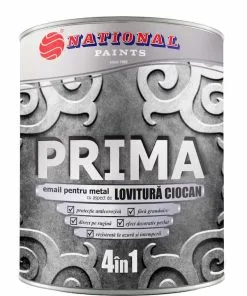 Email alchidic Prima, lovitura de ciocan, maro 750 #REZISTENT, 2.5 L