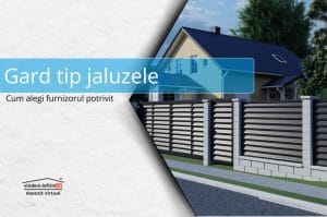 Banner gard tip jaluzele