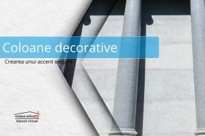 Banner coloana decorativa