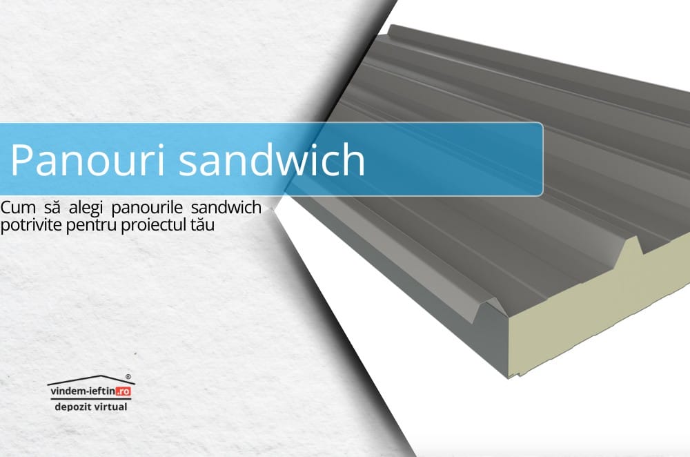 Banner panouri sandwich