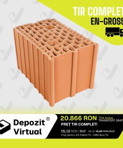 Cărămidă Porotherm 25 Structural Profi EN-GROSS TIR COMPLET
