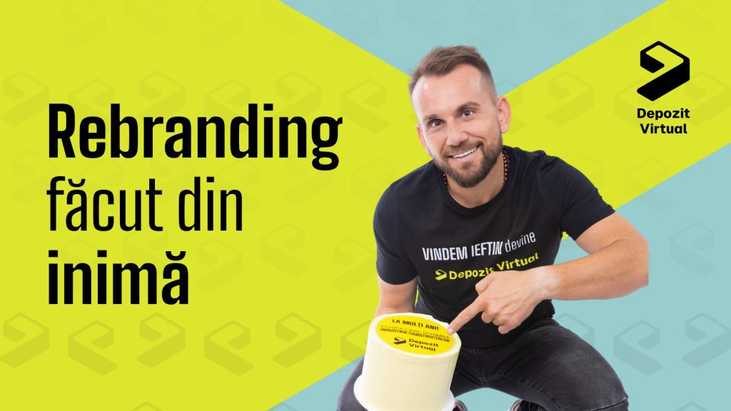 Rebranding făcut din inimă. De la Vindem-Ieftin la Depozit Virtual Rebranding