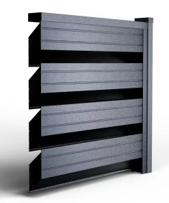 GARD ORIZONTAL ROMB Romb Max | Gri Perlat